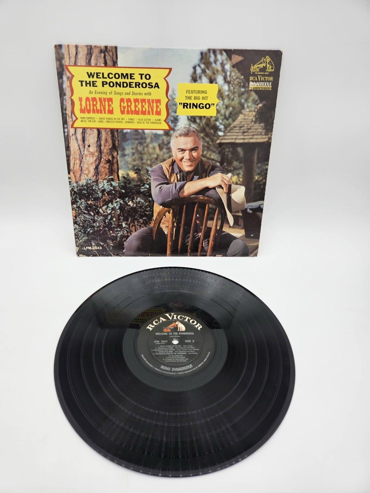 Welcome To The Ponderosa Lorne Greene Vinyl Record