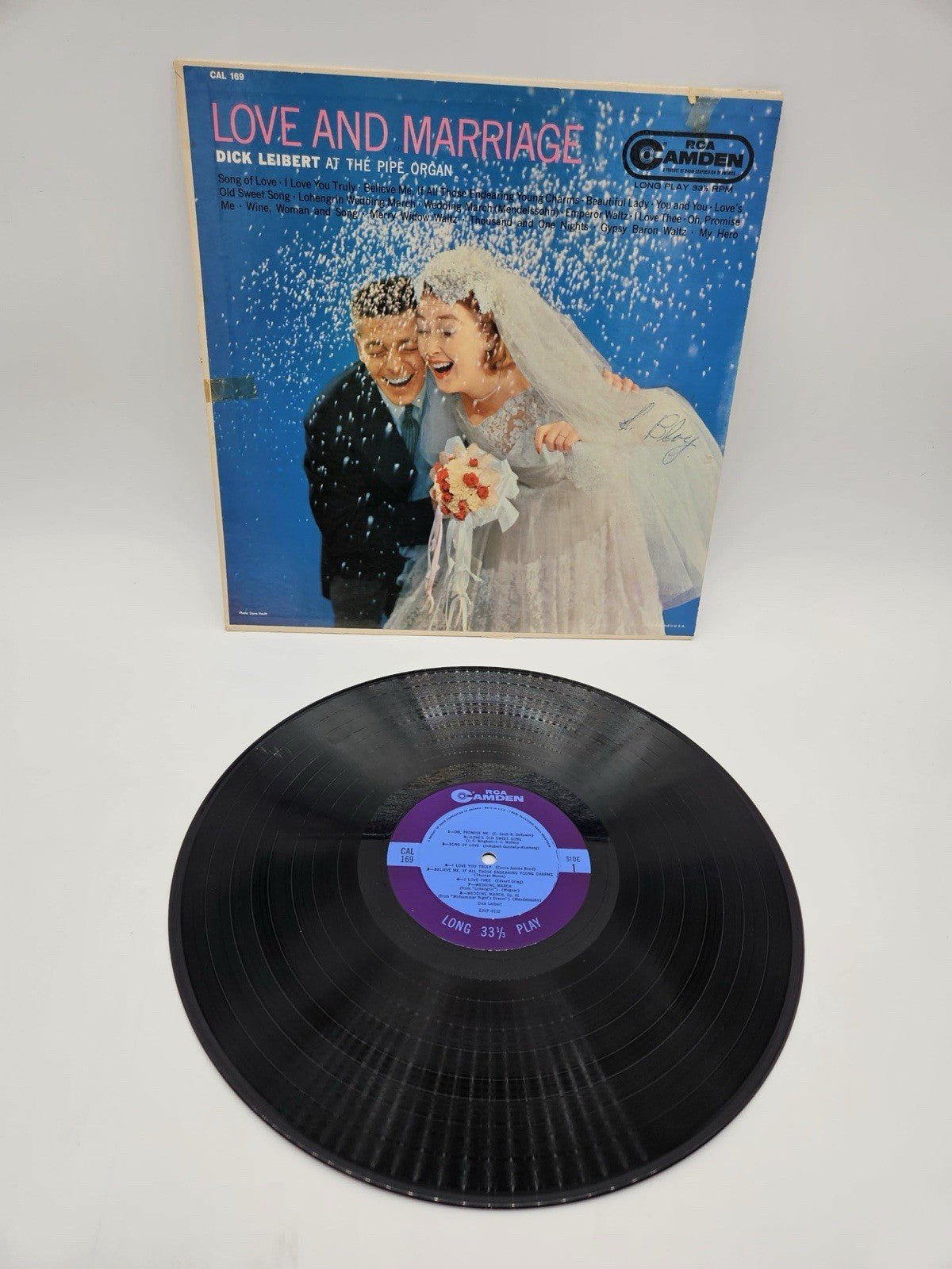 Dick Leibert at the Pipe Organ - Love and Marriage - vinyl record abum