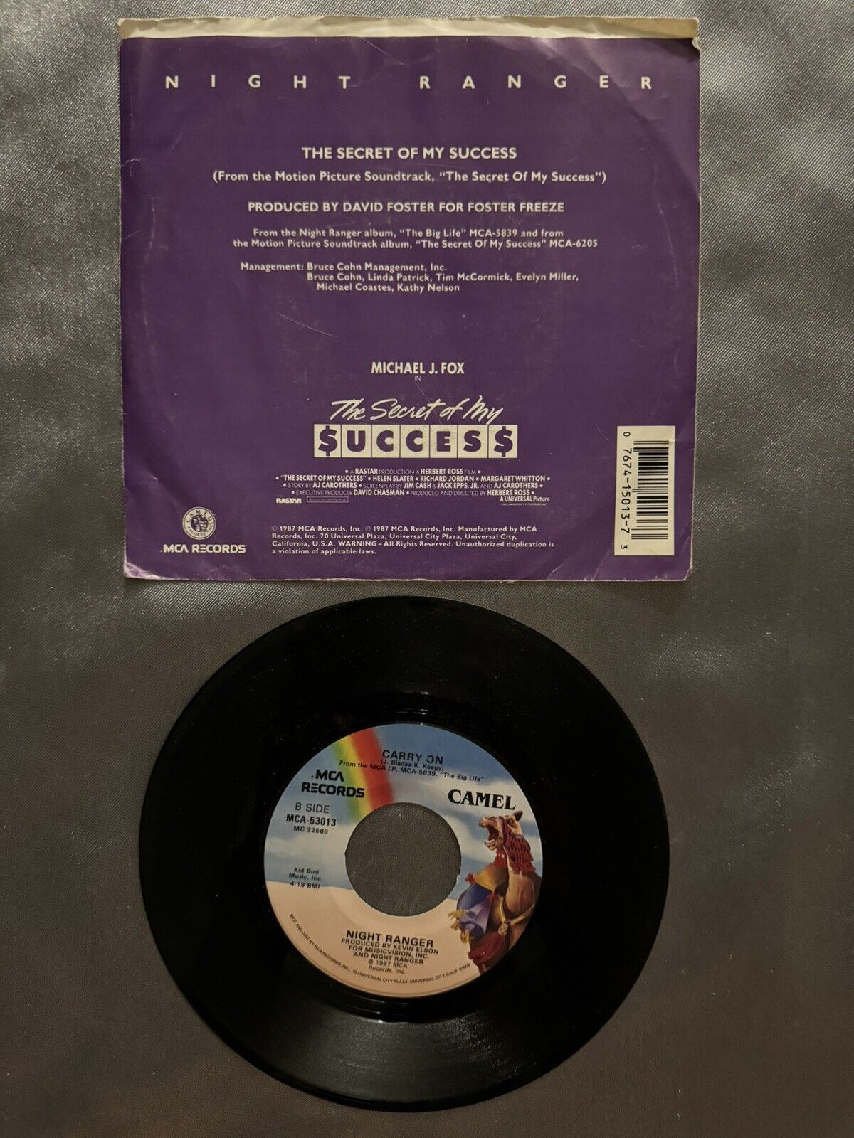 NIGHT RANGER THE SECRET OF MY SUCCESS MCA MCA53013 VINYL 7