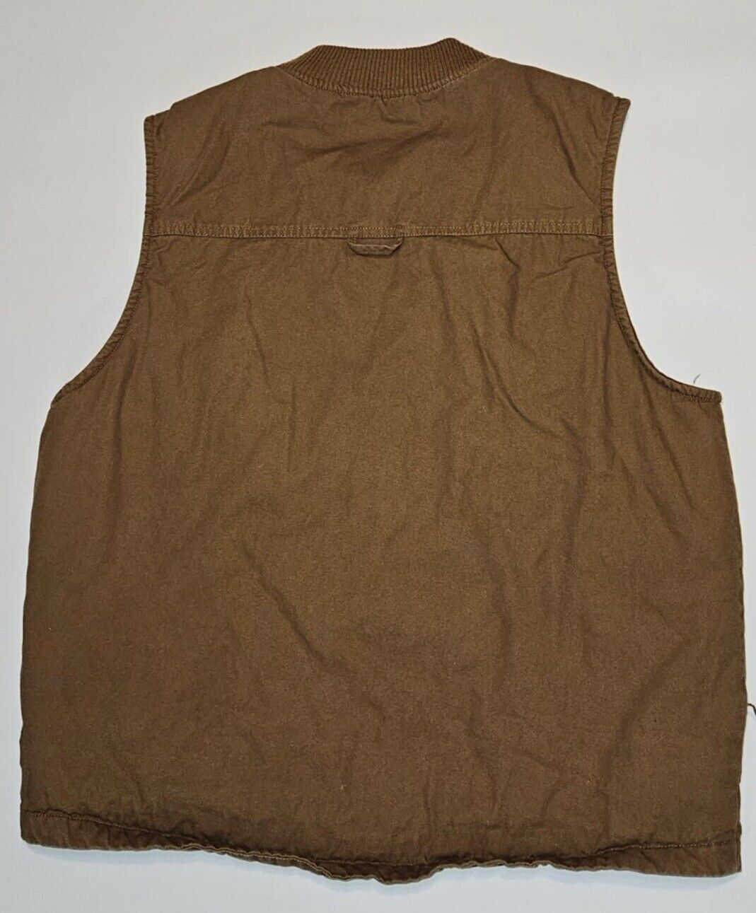 Hurley Thermal Wall Roth Ale Brown/Brun Full-Zip Vest, H6V148F1XX - Men’s Large