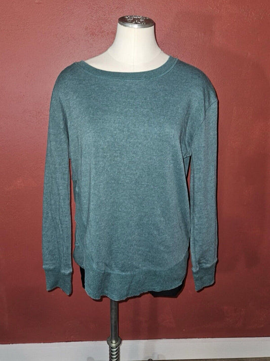 Ocean Drive Women's Gray Pullover Sweatshirt Size Small