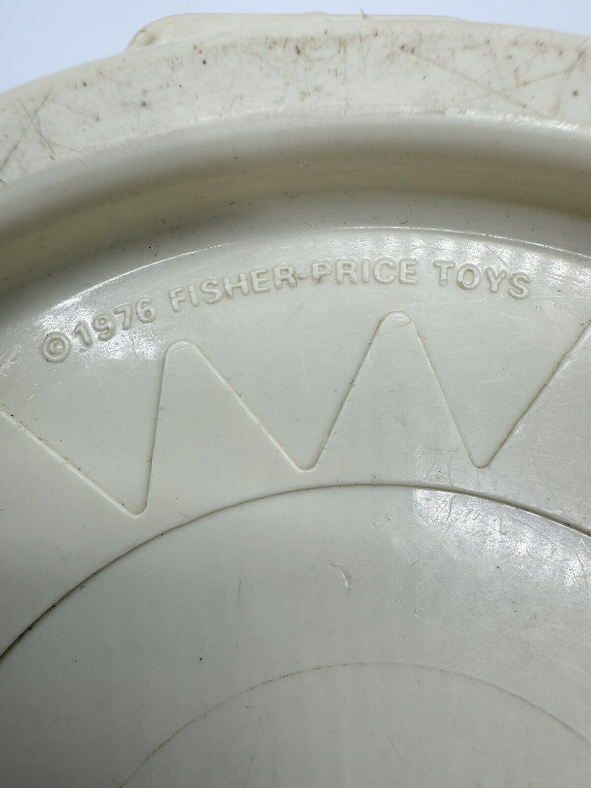 FISHER PRICE~VINTAGE XYLO DRUM (Xylophone Drum)~1976 421 Yellow Stick Baby Music