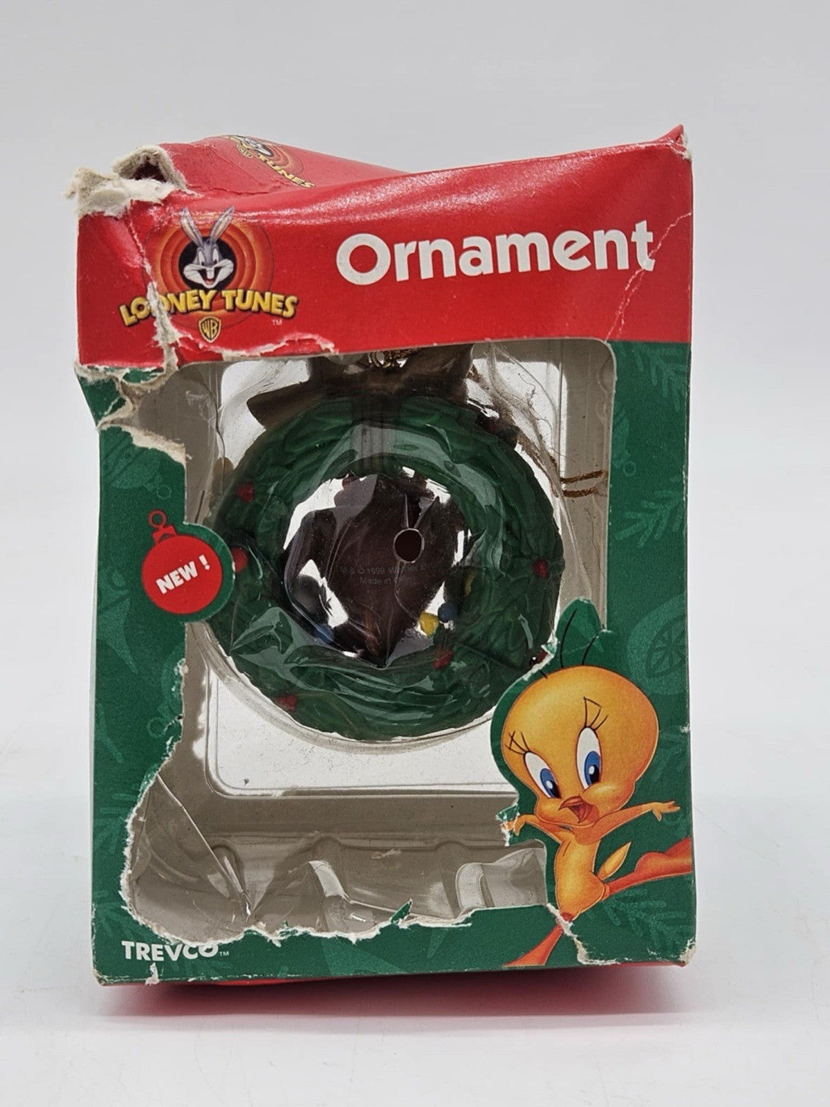 Vintage 1998 Matrix Looney Tunes Taz Tazmanian Devil Christmas Ornament