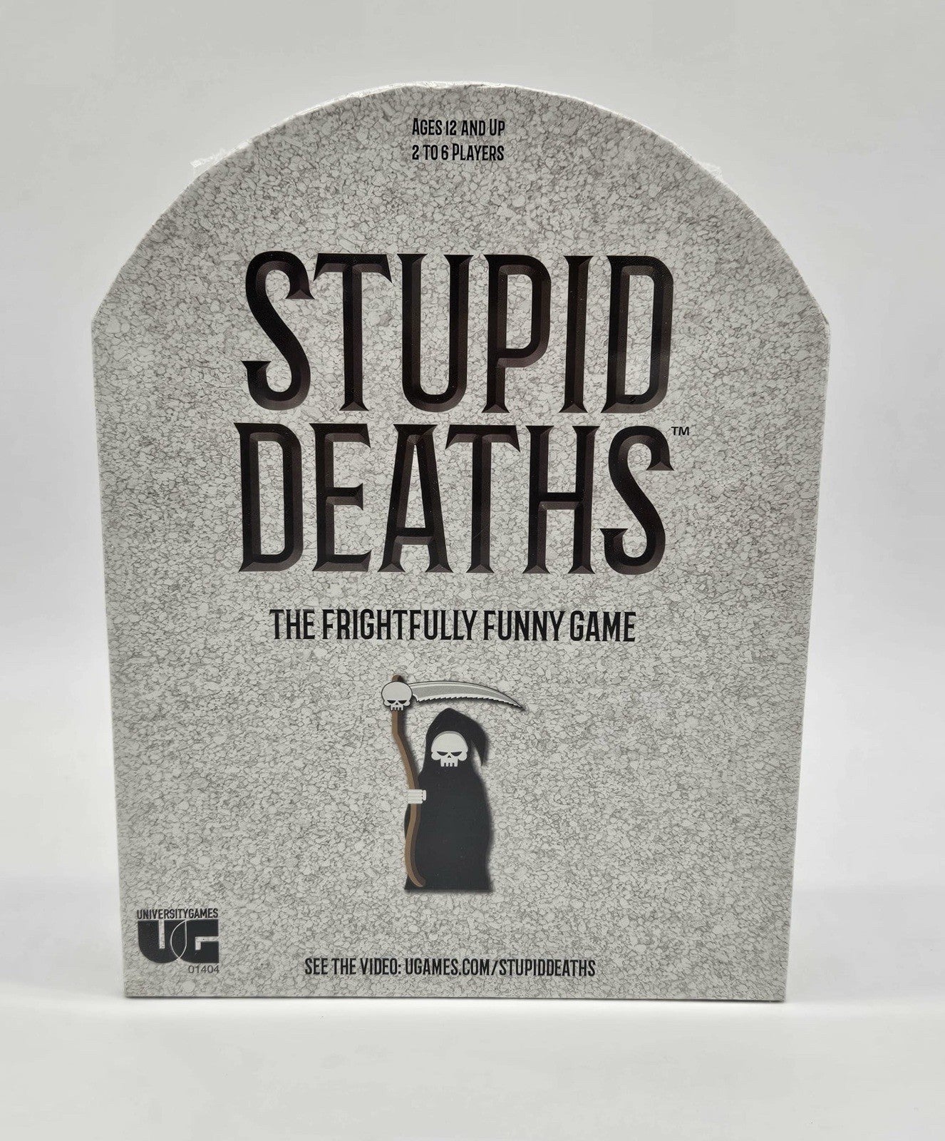 University Games Stupid Deaths Party Board Game Trivia Fun New & Sealed