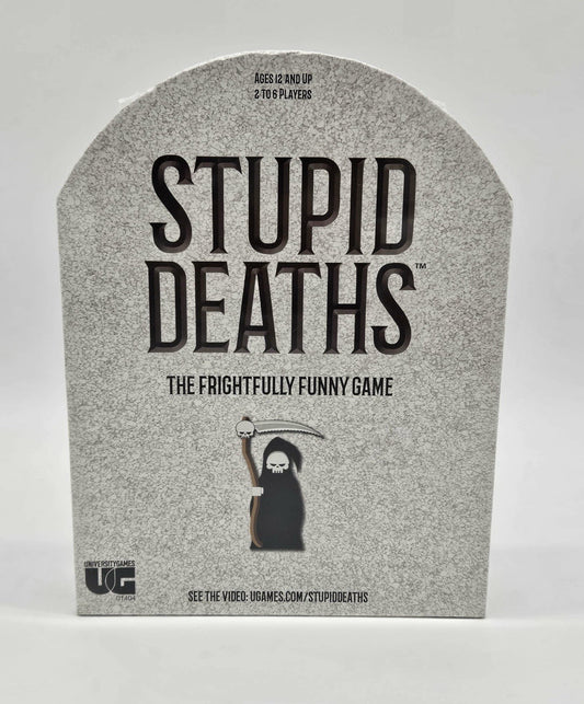 University Games Stupid Deaths Party Board Game Trivia Fun New & Sealed
