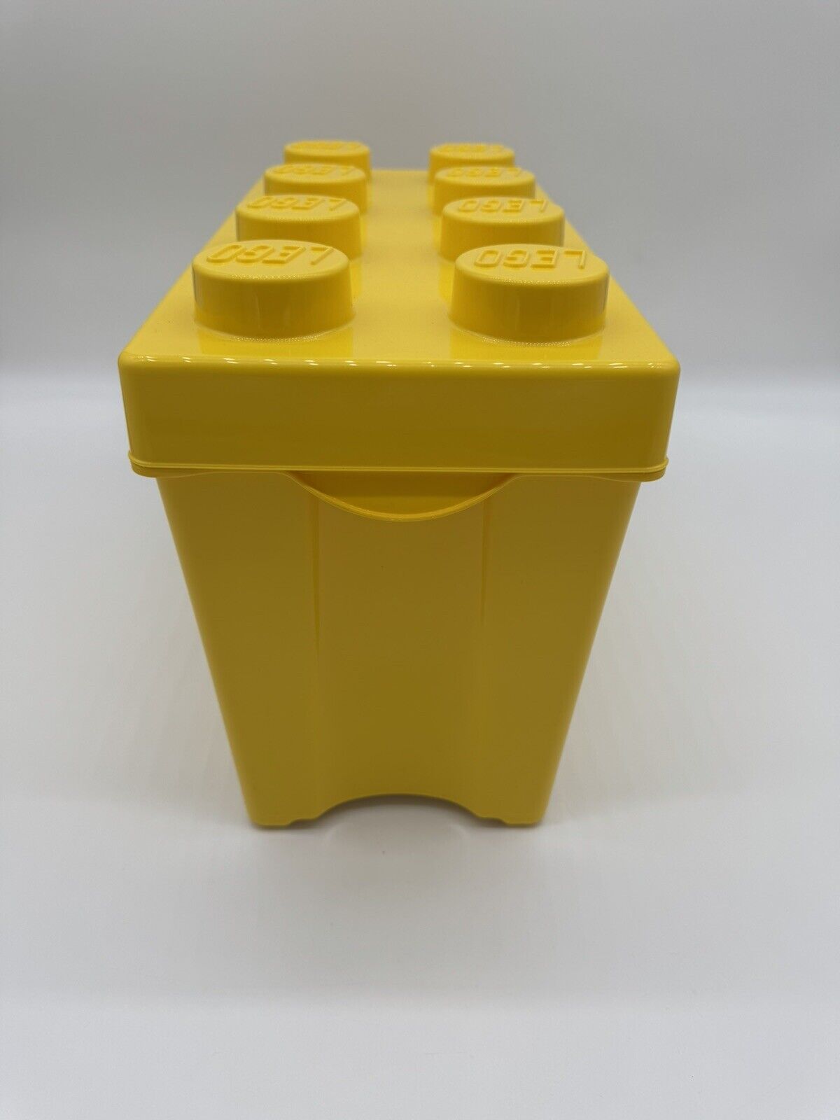 NEW LEGO Storage Brick Case Large Yellow Container Plastic Bin Box 14x7 ~ FULL