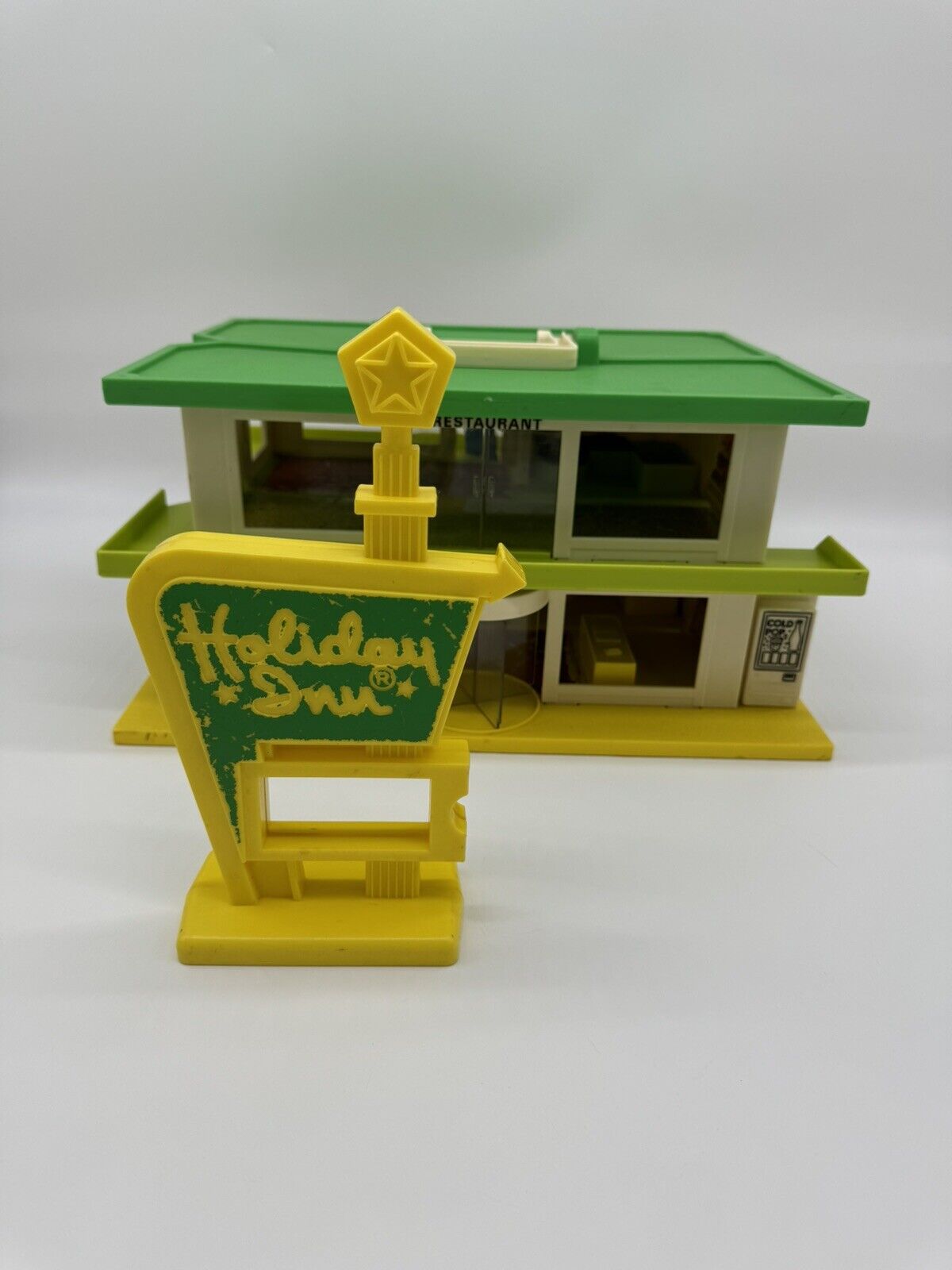 Vintage 1970s' Holiday Inn Playskool Familiar Places Fisher Price With Sign