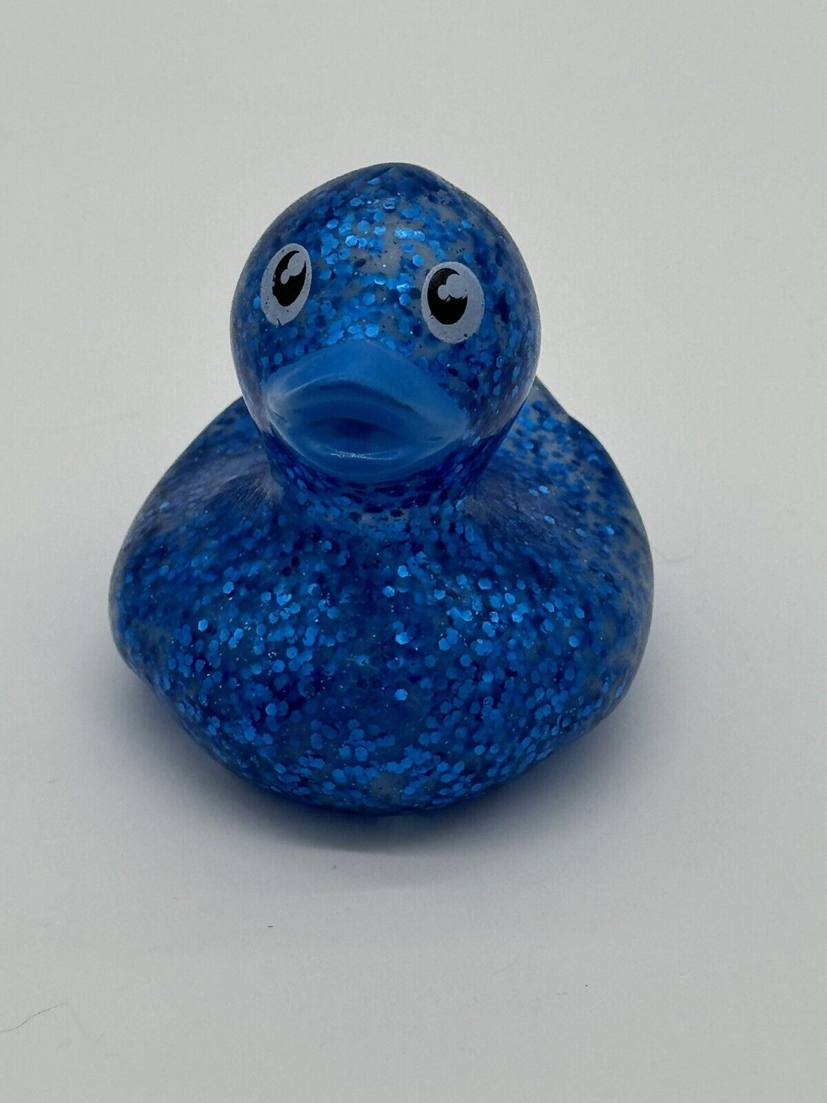 Lot of 7 Glittery Rubber Ducks Novelty Toys