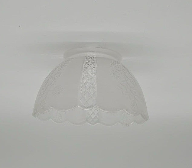 Vintage ART DECO Victorian GLASS  3" FIT GASOLIER CHANDELIER GAS OIL SHADE