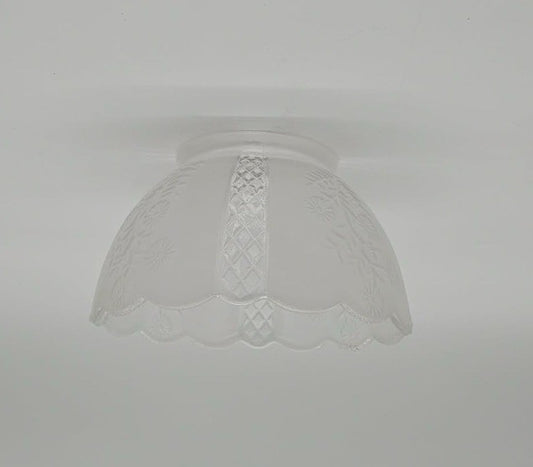 Vintage ART DECO Victorian GLASS  3" FIT GASOLIER CHANDELIER GAS OIL SHADE