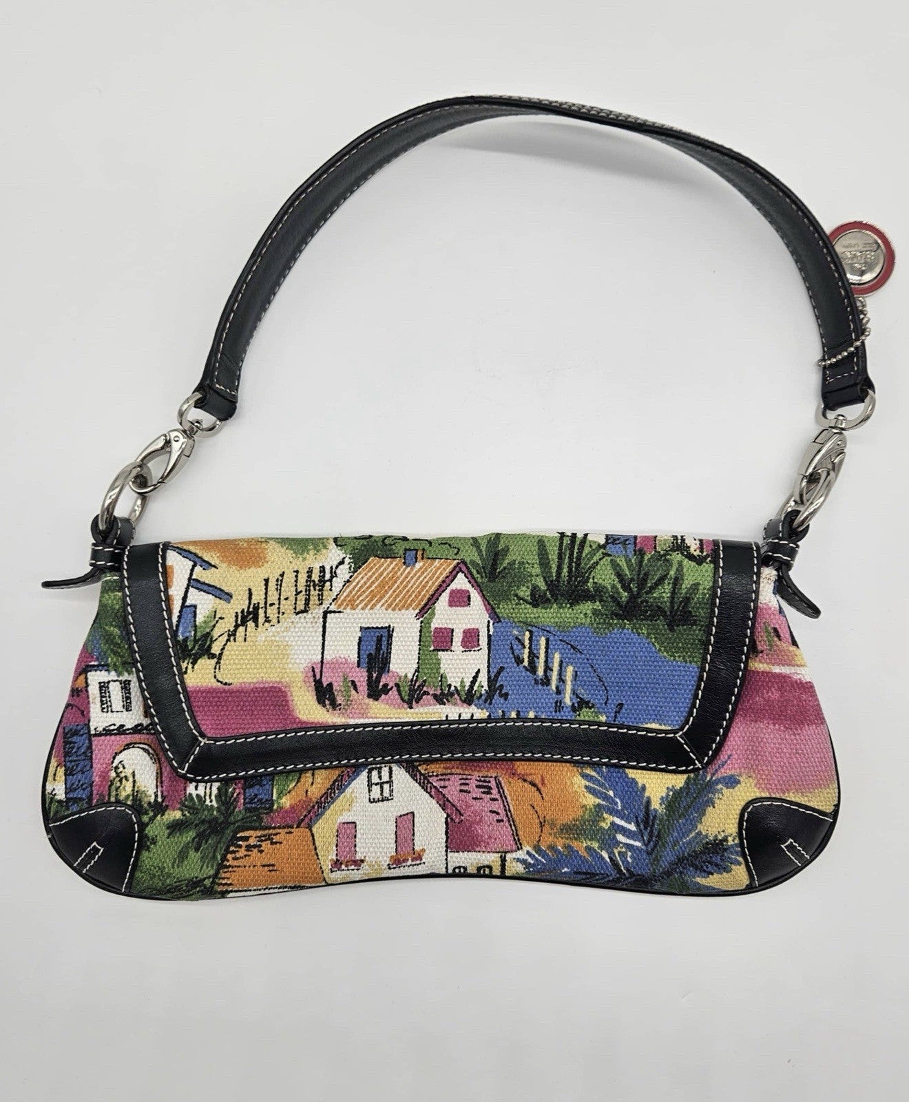 The SAK Pink Label Fabric & Leather Trim Women’s Hometown Print Hand Bag
