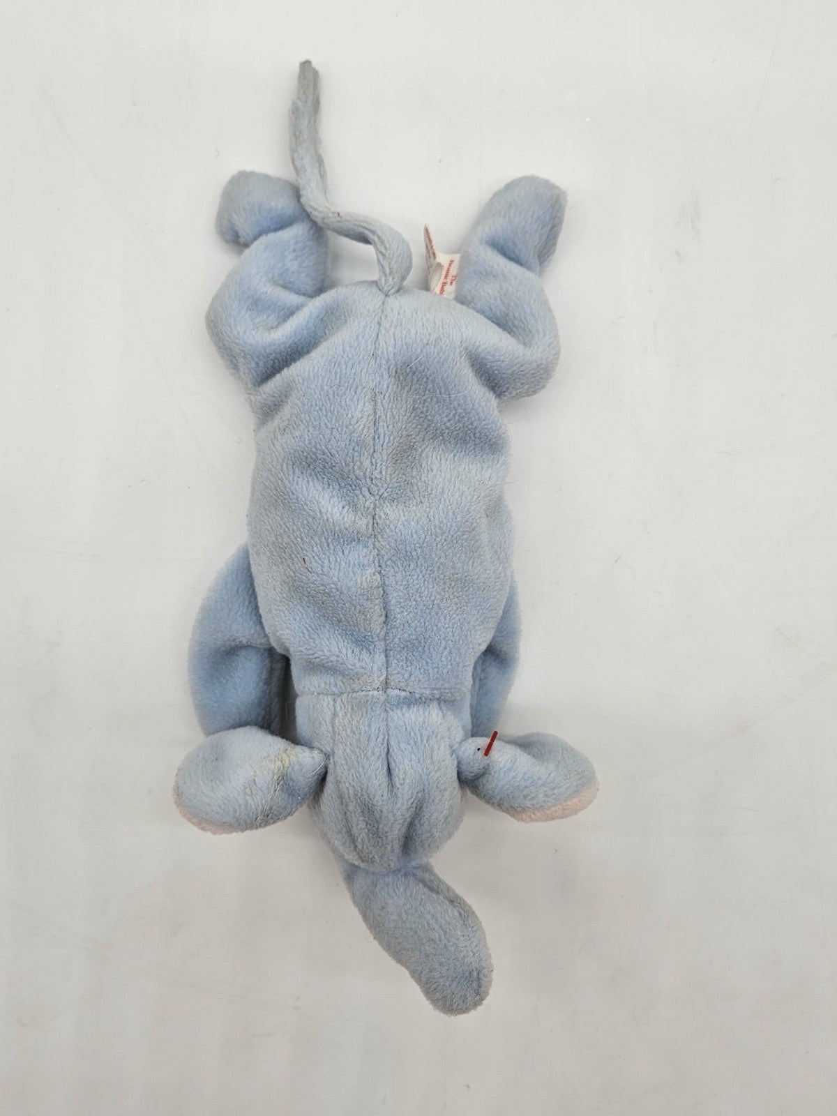 Ty Pillow Pals SQUIRT Elephant Baby Blue Plush 14" Vintage 1996  RARE