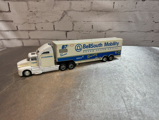 Vintage 1996 Racing Champions BellSouth Mobility Semi Truck & Trailer Nascar #87