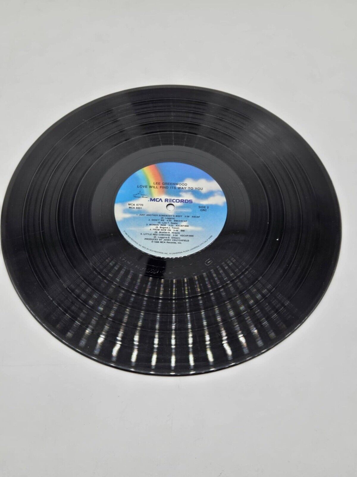 Lee Greenwood  Love Will Find Its Way To You  1986  MCA 5770  Vinyl  LP   VG++