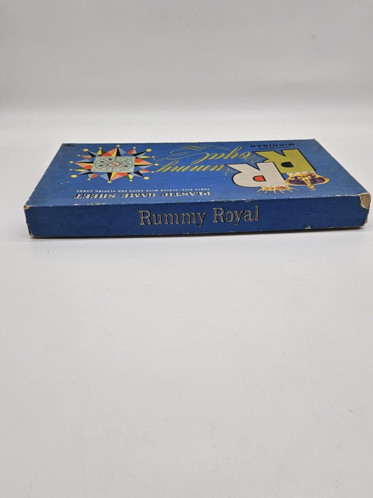 Vintage 1960's Whitman Publishing Company Rummy Royal Mat Game Sheet in Box 4713