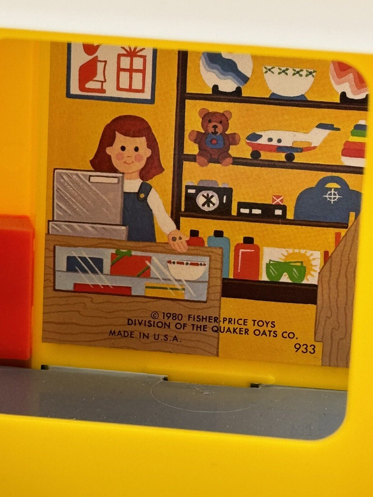 Vintage Fisher Price Little People Airport With Plane, Helicopter& Accessories