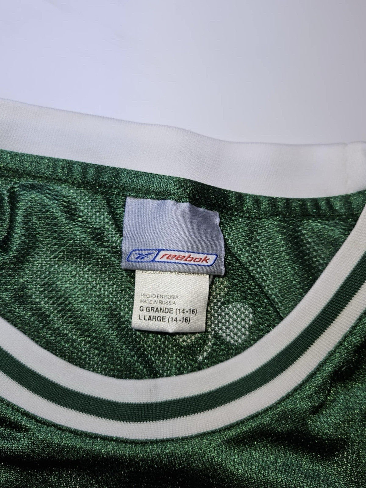 Boston Celtics Kevin Garnett Adidas Jersey Size Youth L Green NBA