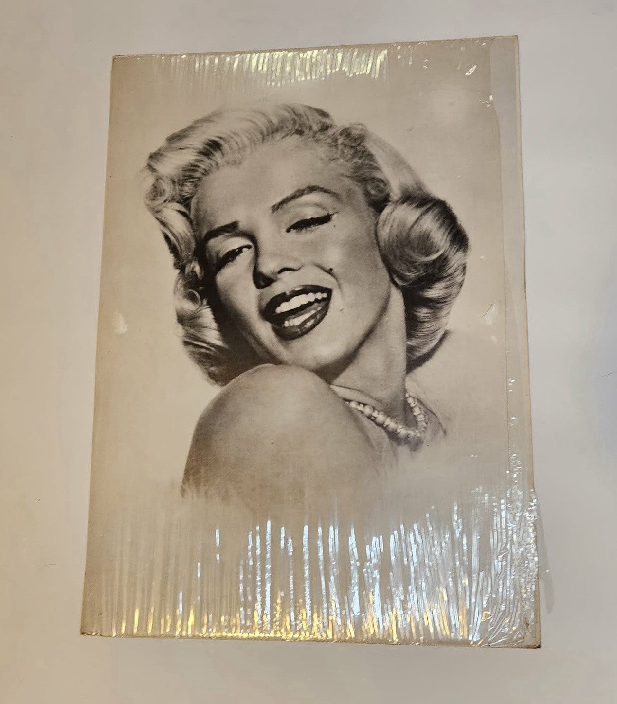 Large Vintage Black & White Poster Marilyn Monroe 1980's