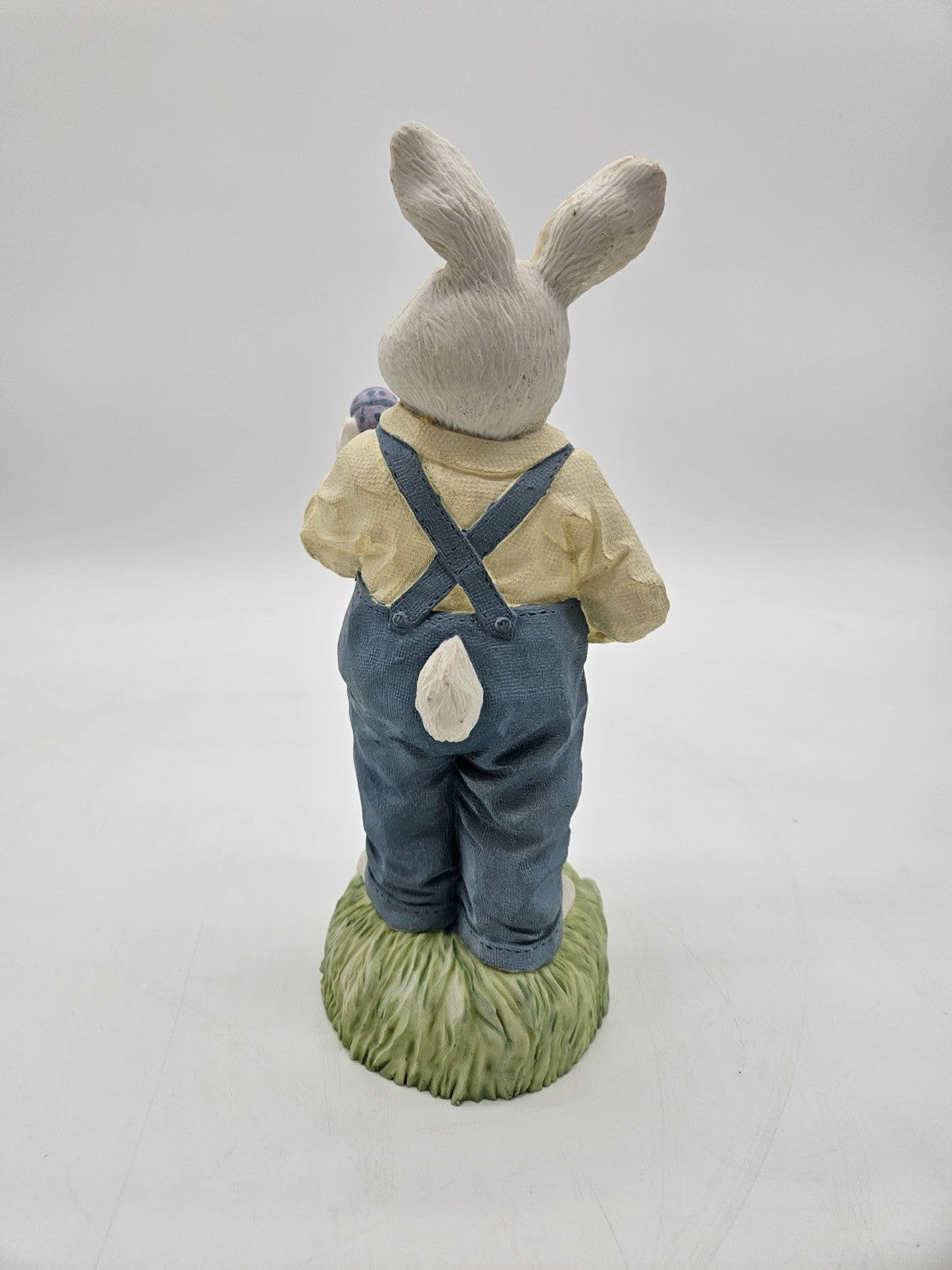 Easter Bunny Painting Eggs Resin Figurine Spring Decor
