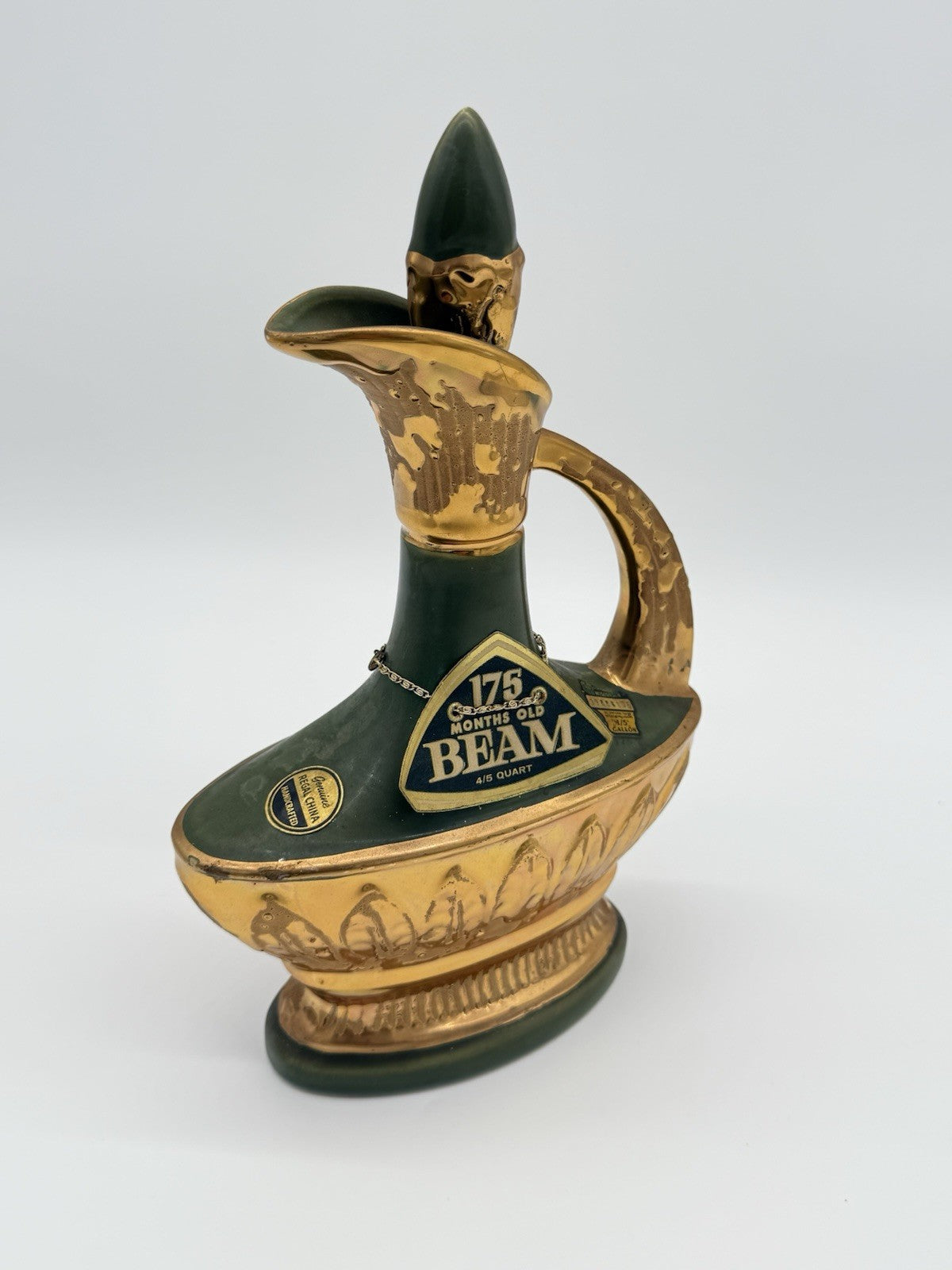 Vintage Ceramic Jim Beam Aladdin Lamp Whiskey Decanter EMPTY 1967