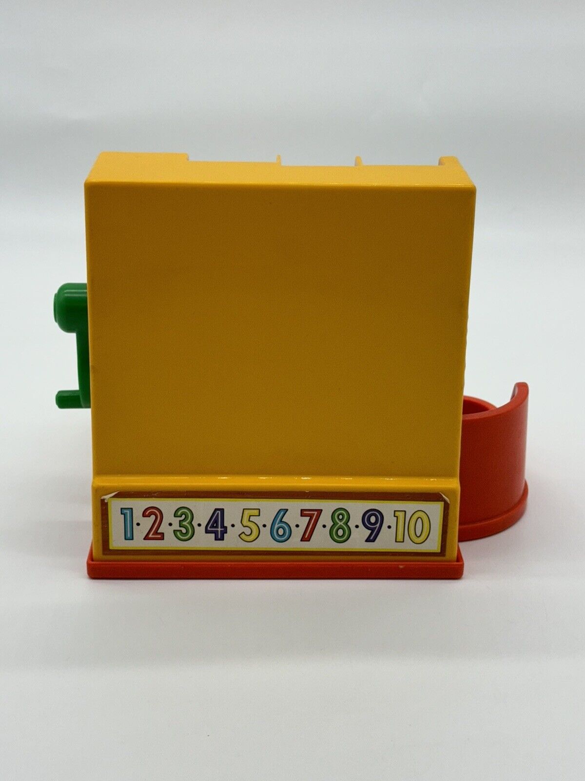 VINTAGE 1974 Fisher Price CASH REGISTER with WORKING BELL WITH  3 COINS