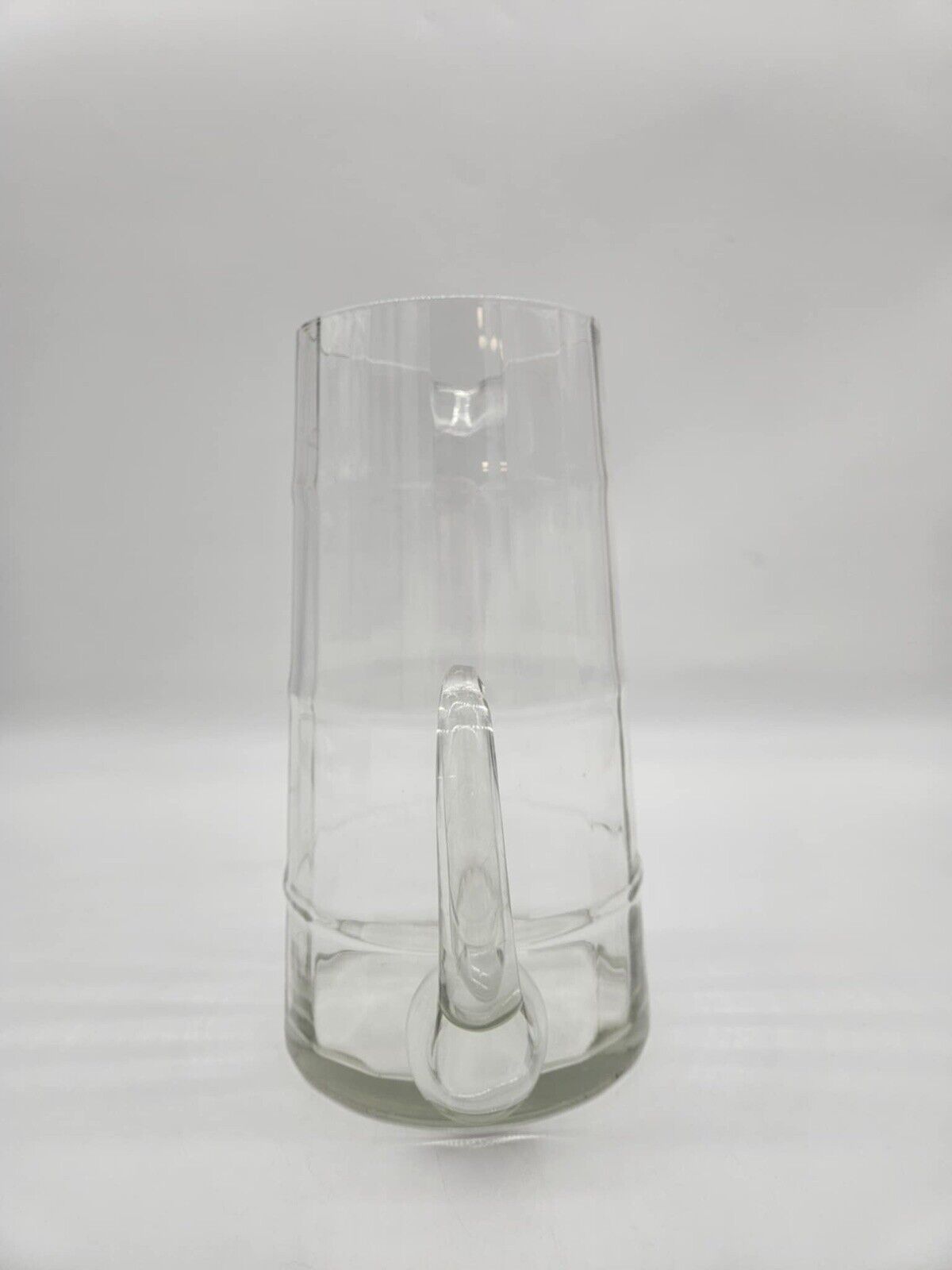 Vintage Crystal Glass Pitcher ~ Mid-Century