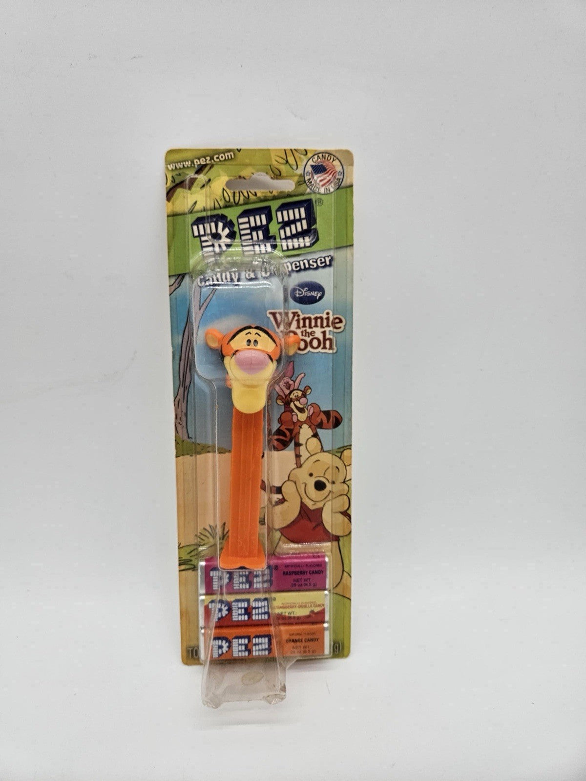 Pez Dispenser Disney Winnie The Pooh Tigger On Card USA