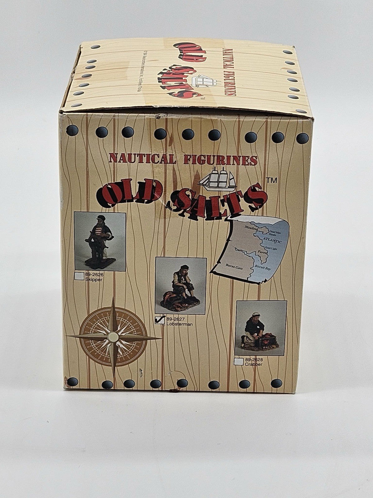 1996 Old Salts Lobsterman Nautical Figurine Beachedbers w Box