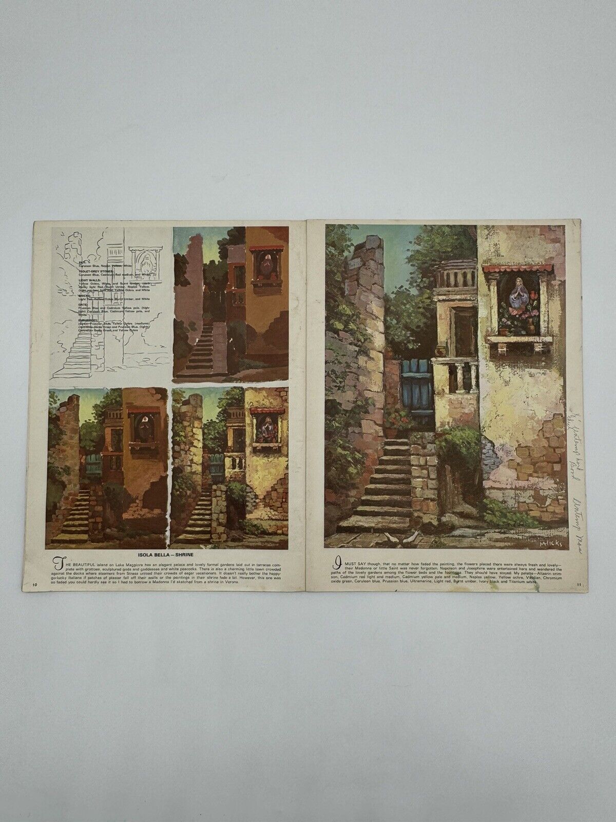 My Adventures in Europe by Mary E. Hicks Vintage Art Book 127 Walter T. Foster