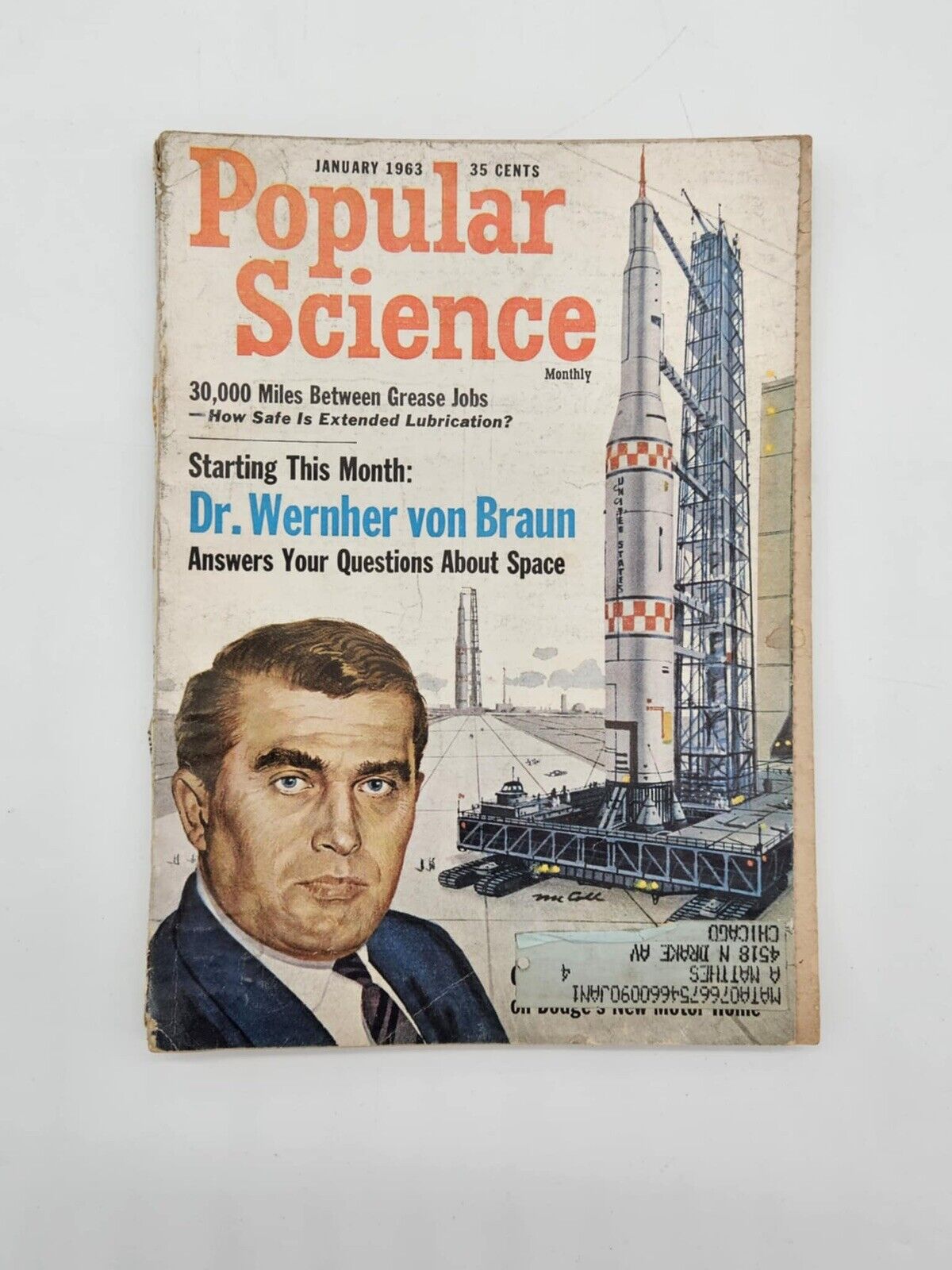 Lot of 7 Popular Science 1960s Vintage