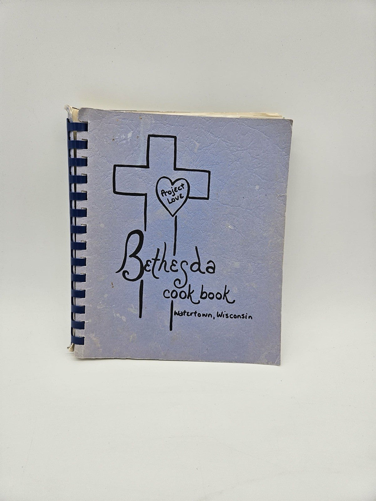 1972 Project Love Bethesda Cook Book Watertown Wisconsin
