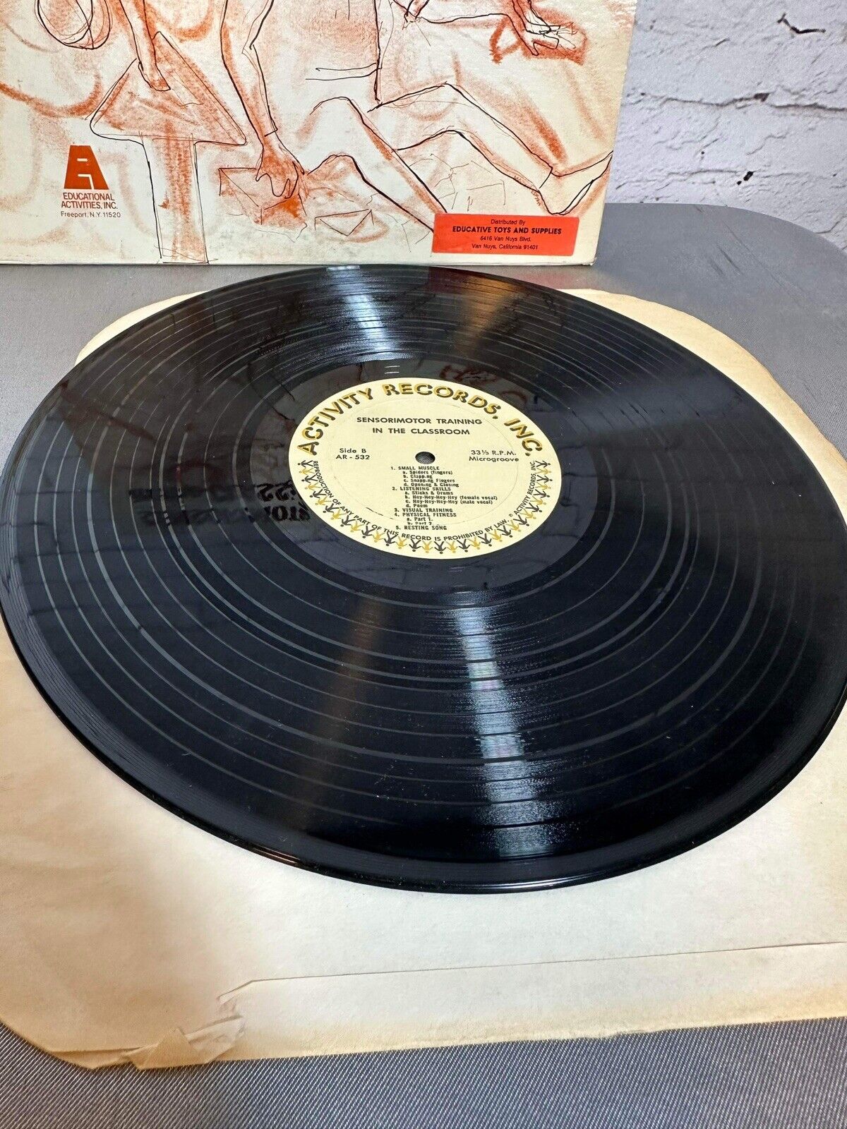 Sensorimotor Training In The Classroom (Vinyl, 1971)Educational Activities Good+