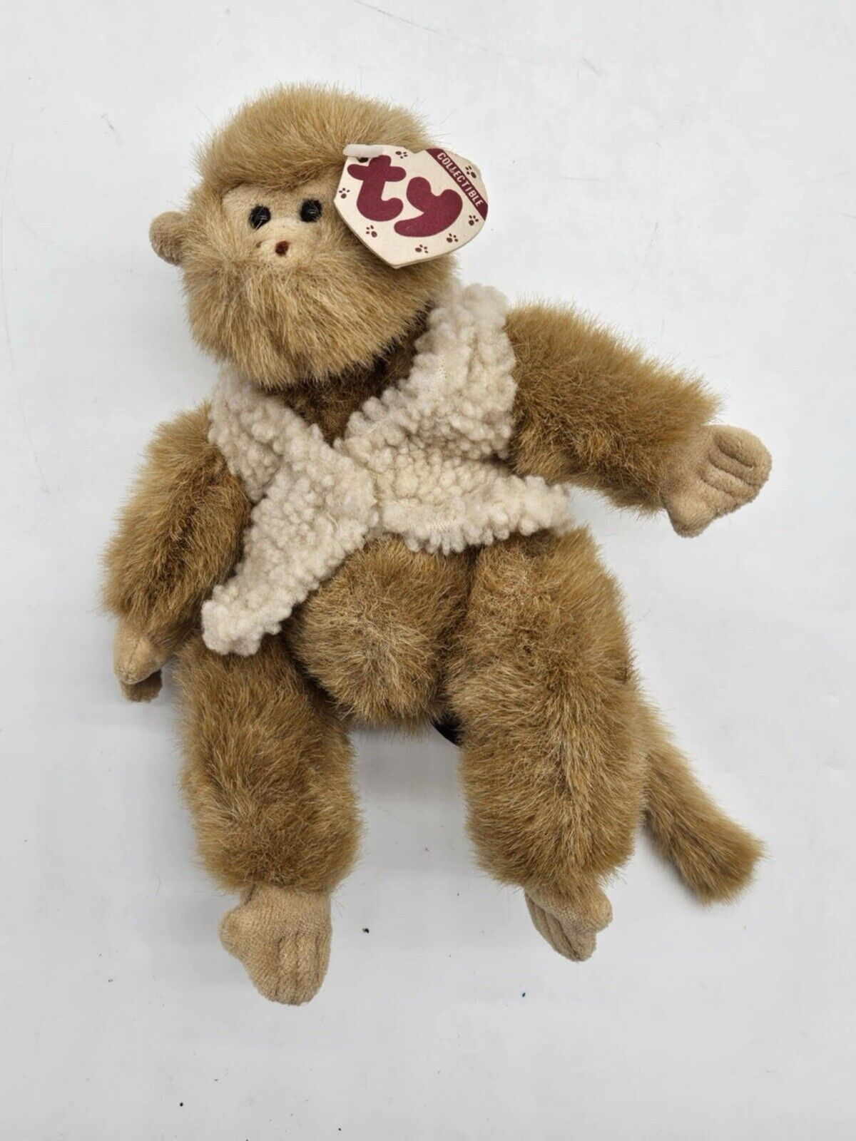 Ty Beanie Baby  8” Morgan Monkey Attic Treasure Collection Vintage 1993