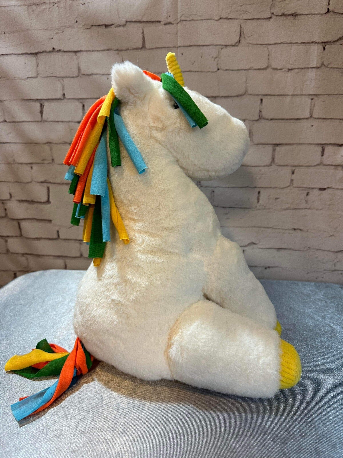 Gigglescape Baby Unicorn White 14" Plush Soft Stuffed Animal NEW CTY MISC