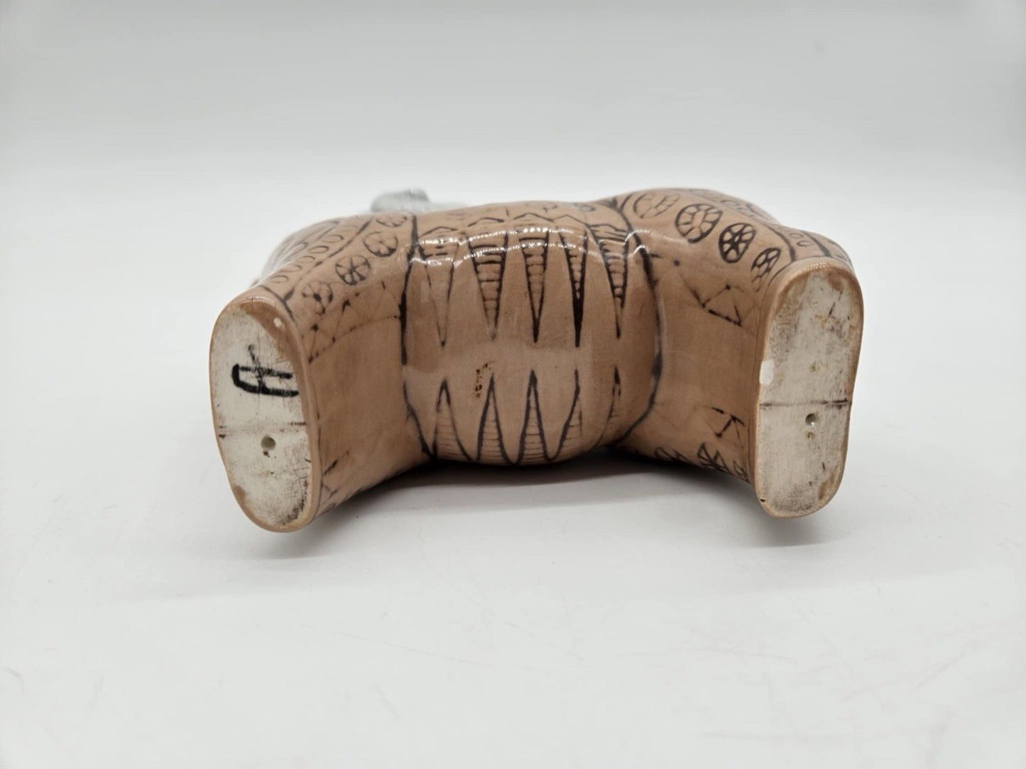 Mid Century Modern 60s RAM Figure Ceramic Glazed Italian/ Danish? Bitossi Style