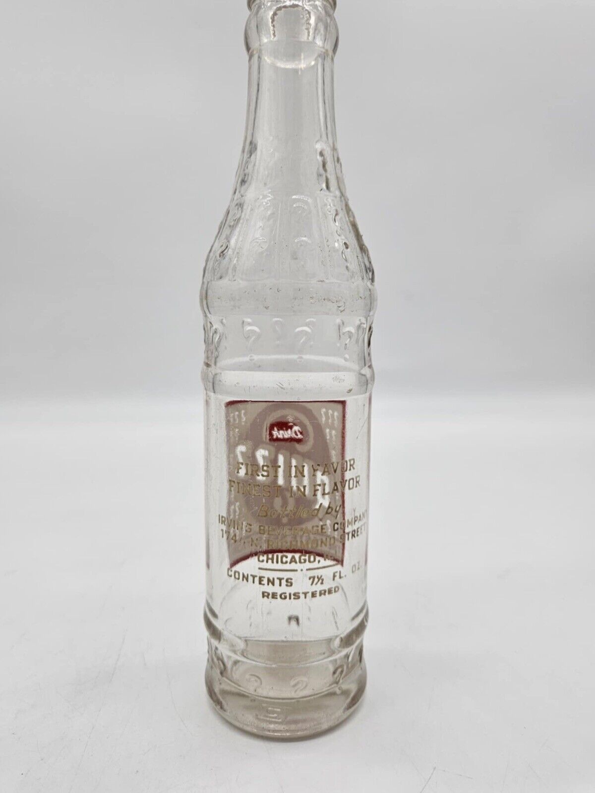RARE Vintage Quizz Soda/Beer Bottle ? “The Taste Sensation”