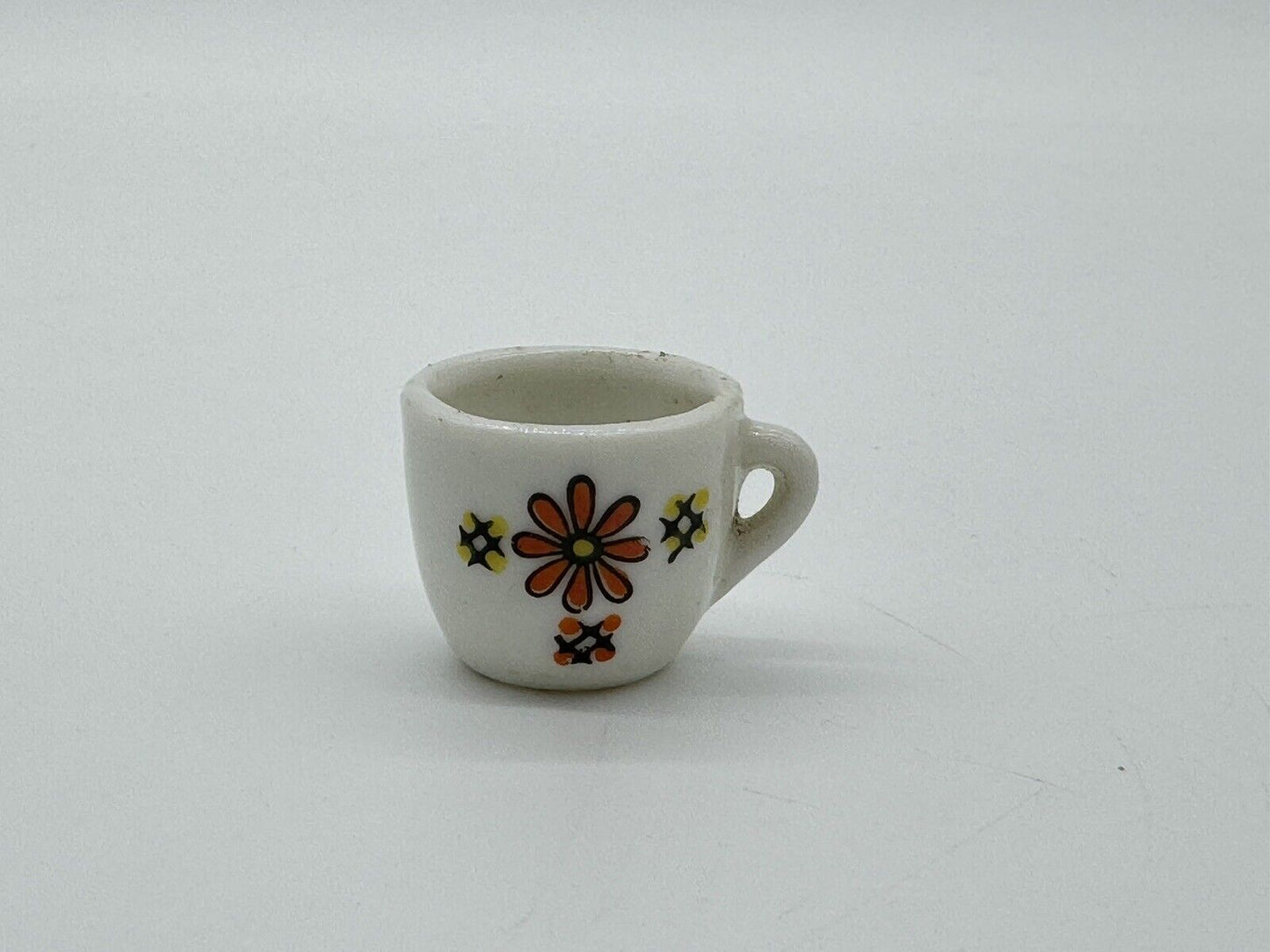 Tea Set Vintage Miniature Toy Japan Red Flower Design 4-Piece