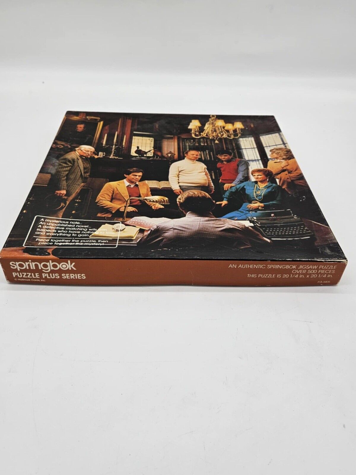 Vintage Springbok A Puzzle Most Murderous 500 Puzzle Mystery Murder w/ Book