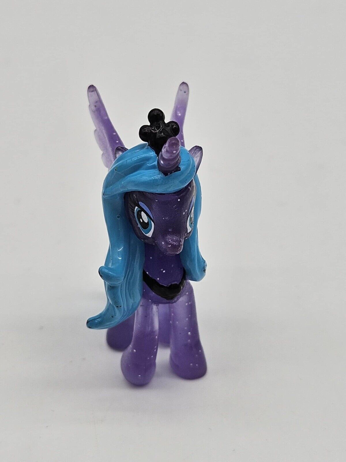 My Little Pony Blind Bag Princess Luna transparent glitter mini figure 2"