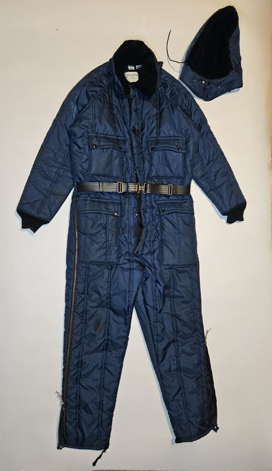 VTG Walls Blizzard Pruf Insulated Coveralls Zip Winter Snow Suit Snowmobile Sz M