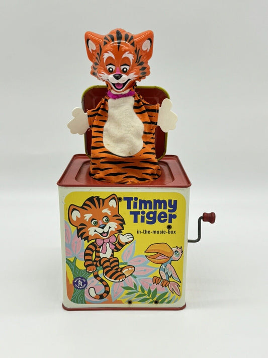 Timmy Tiger Music Box Matty Mattel Vintage 60's ~ EXCELLENT CONDITION!