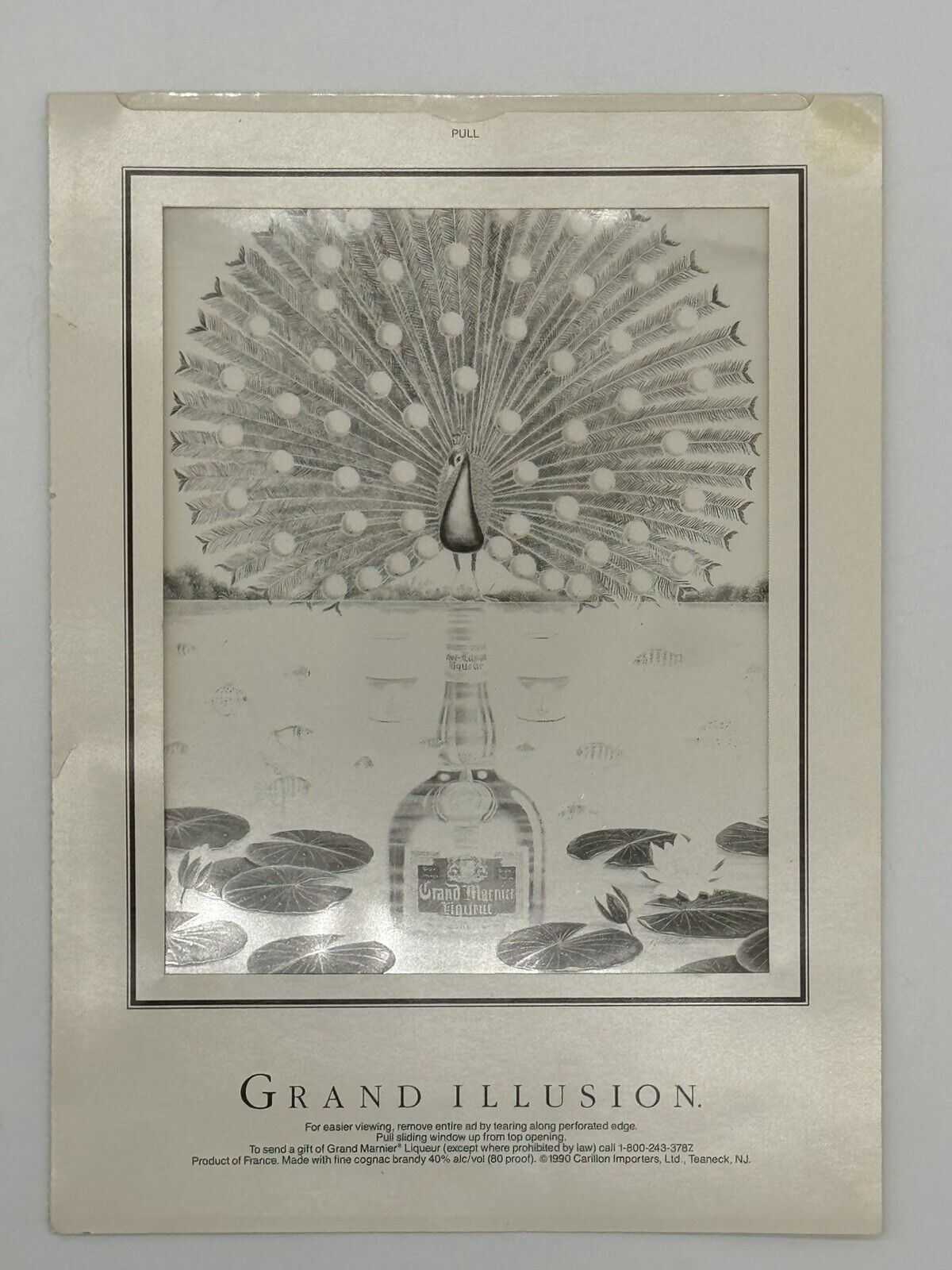 Grand Illusion Liqueur - Illusion or Magic Advertisement 1990's