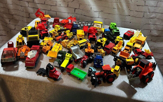 lot of 70 vintage toy trucks 1960's 1970’s 1980’s 1990s 2000s VTY