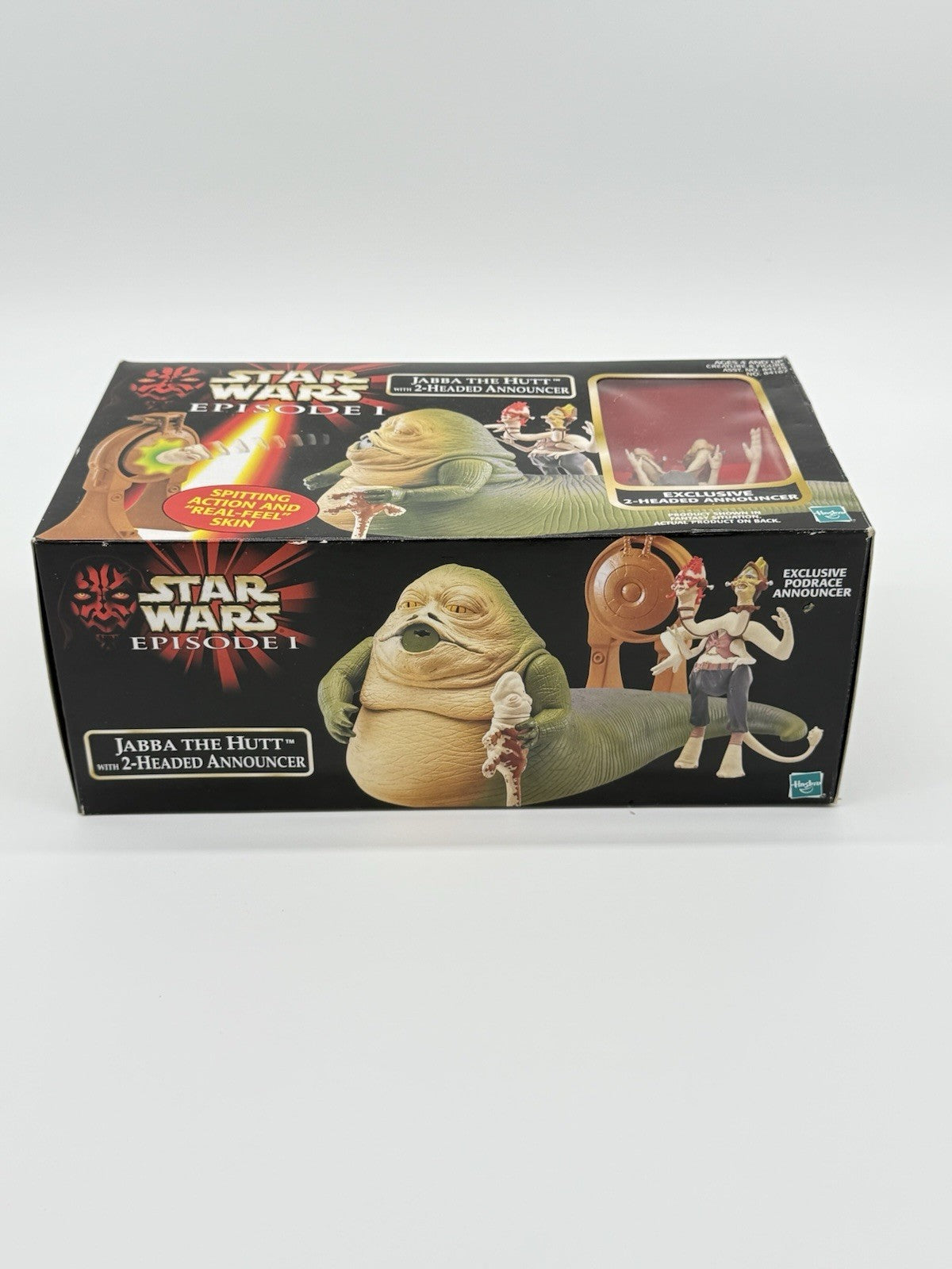 Star Wars Episode I Jabba the Hutt with 2-headed Announcer -Factory Sealed