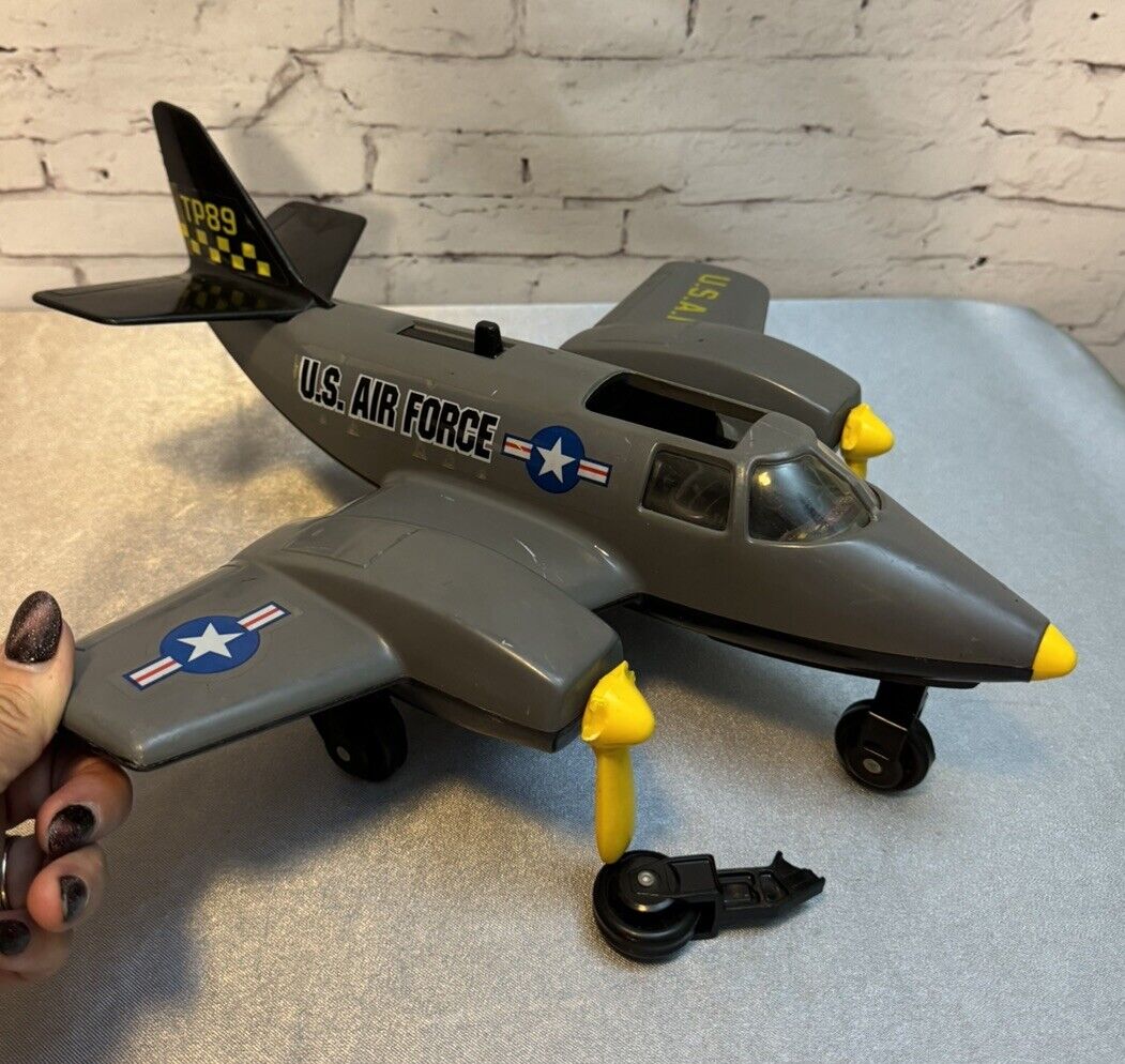 Vintage 1979 Tonka Hand Commander Plane Turbo Prop US AIR FORCE *INCOMPLETE*