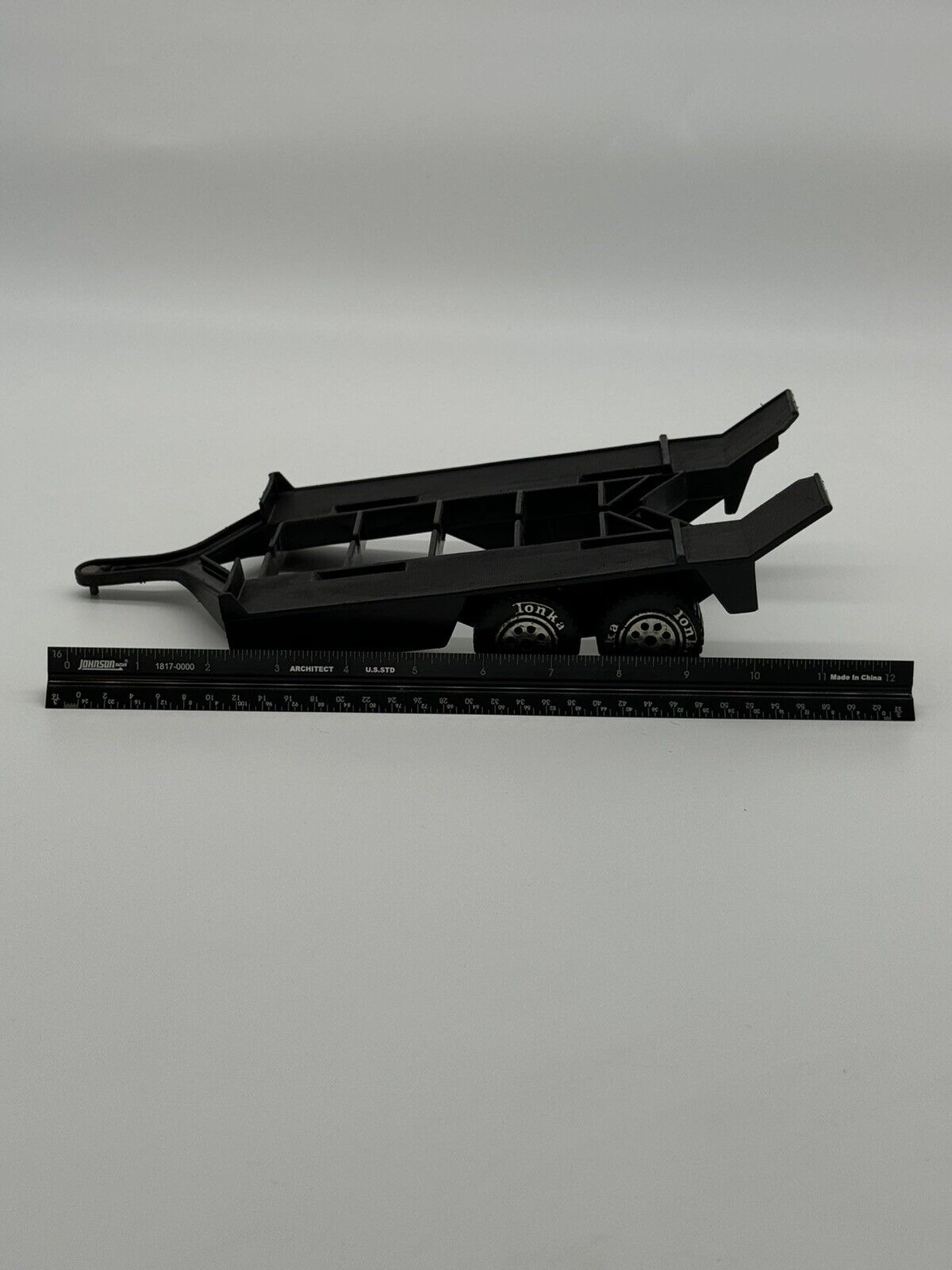 VINTAGE Tonka CAR CARRIER TRAILER Plastic 1970s Black