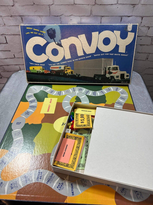 RARE Vintage 1976 “Convoy” Trucker Board Game - American Games Inc. - Semi Truck