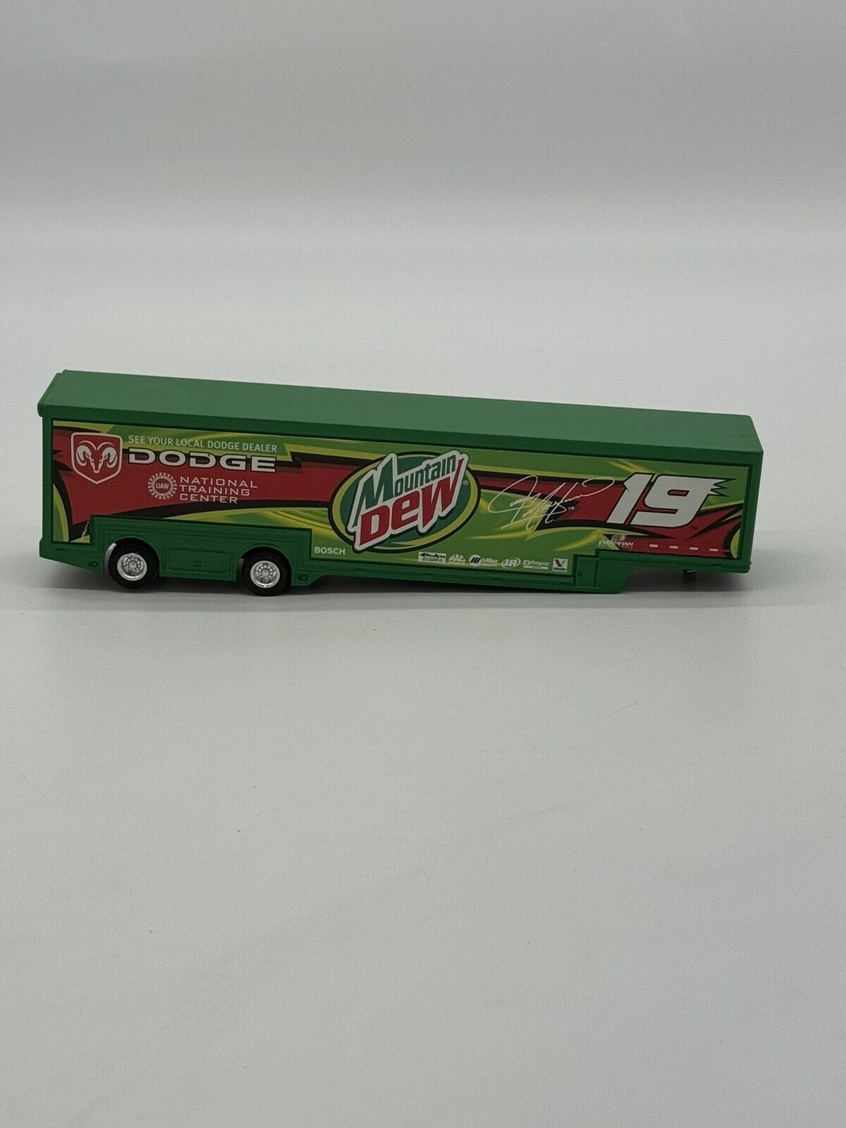 Casey Atwood Mountain Dew Car Hauler Trailer 1:64 Scale