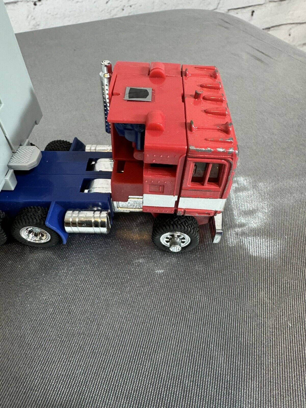 Vintage Transformers G2 1992 Rare Gray Trailer Optimus Prime - Incomplete VTY