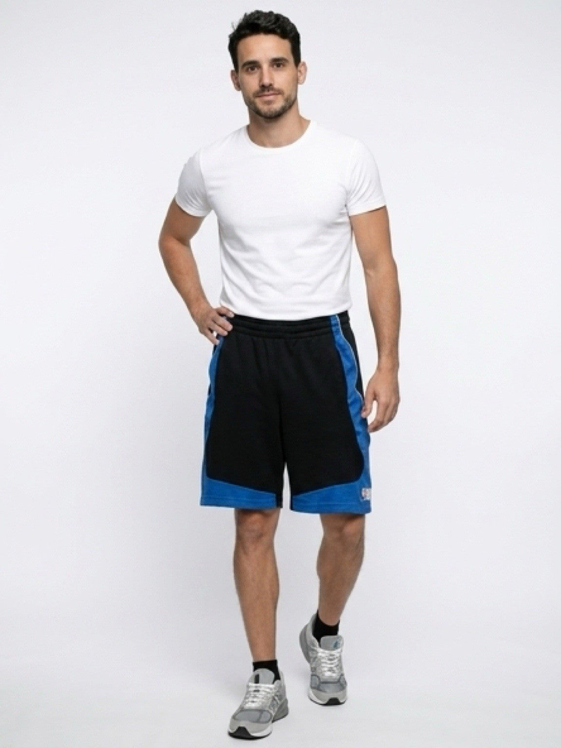 NBA Athletic Shorts Black Blue Colorblock Mesh Men’s Size M